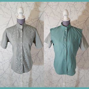 Marigold Riding Apparel VTG Reversible Western Equestrian Shirt